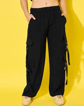 dimpy garments Women Flat-Front Relaxed Fit Cargo Pants-picture-14
