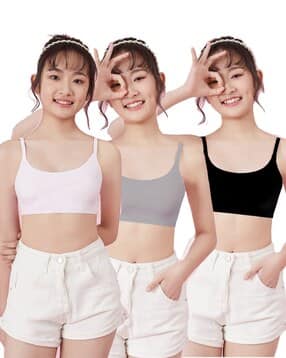 Girls Pack of 3 Camisoles