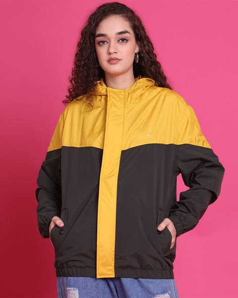 Buy Yellow/Olive Rainwear and Windcheaters for Women by House Of