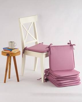skanda fab Set of 8 Square Foam Chair Pads-picture-38