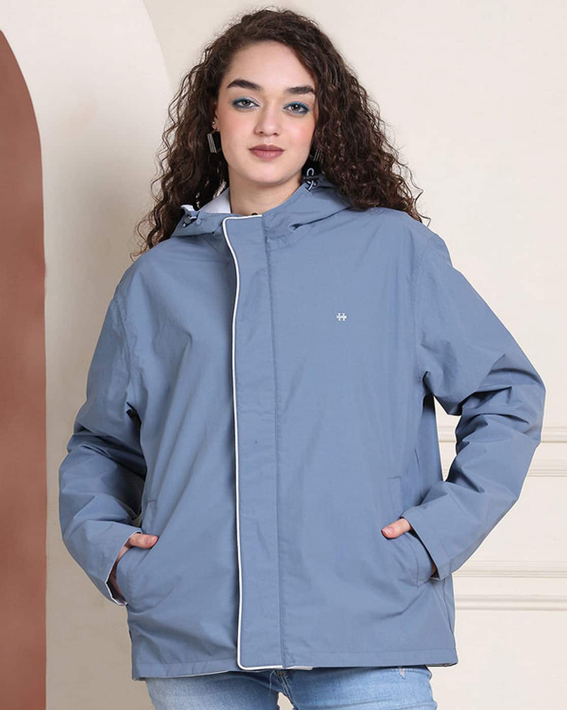 Jacket With Hood Rain Jacket Ladies Grey Hooded Jacket Best Rain