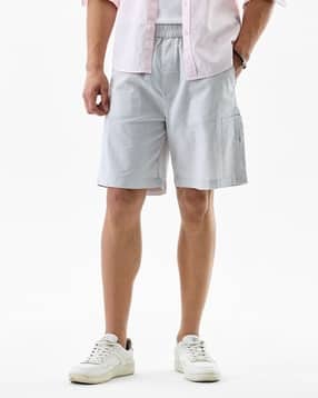 snitch Men Regular Fit Flat Front City Shorts-picture-31