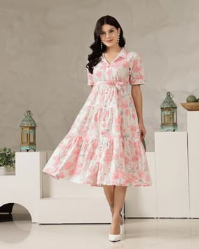 palsiya presents Women Floral Print Flared Kurta-picture-16