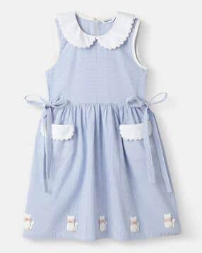 nauti nati Girls Striped Fit & Flare Dress-picture-21