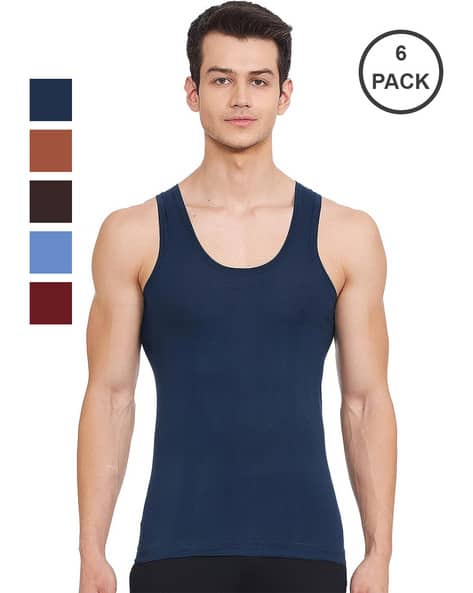 Sleeveless Vest Amul Vest Buy Multi Vests For Men By AMUL COMFY Online