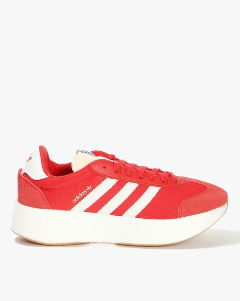 Buy Adidas Originals City RNR Lace-Up Shoes Red Color Men AJIO