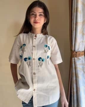 nyrika Women Embroidered Relaxed Fit Tunic-picture-34