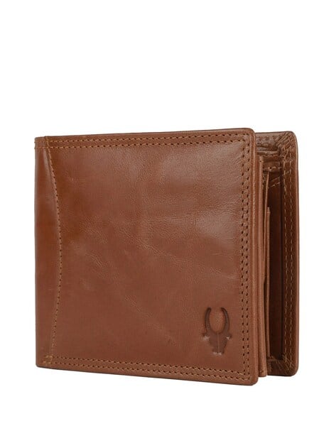 WILDHORN Men Bi-Fold Wallet with Snap Closure