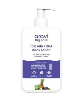 aravi organic 10 AHA + 1 BHA Body Lotion Treats Strawberry Legs & Bumpy Skin-picture-45
