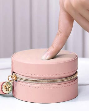cortina eyelet curtain Leather Small Jewelry Box-picture-51