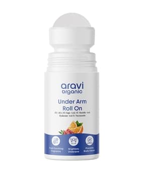 aravi organic Under Arm Roll On - 5 AHA 2 Kojic Acid & 1 Mandelic Acid Control Body Odour-picture-24