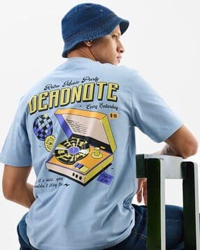 snitch Men Regular Fit Crew-Neck Graphic Print T-Shirt-picture-40