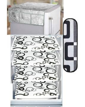 revexo Set of 6 Printed Fridge Mats & Covers-picture-48