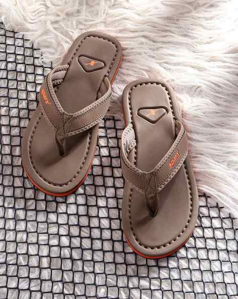 Buy Brown Flip Flop \u0026 Slippers for Men by Sparx Online | Ajio.com