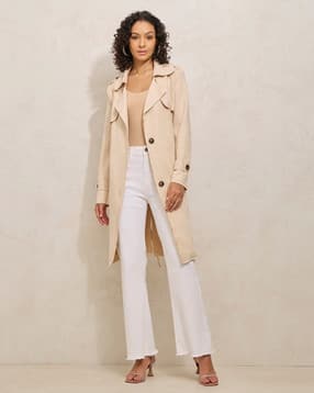 showoff Women Trench Coat with Belt-picture-13