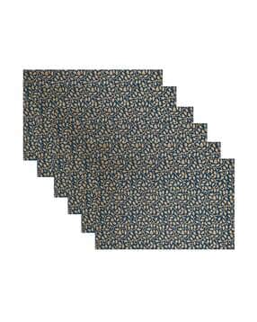 ratancart Pack of 6 Printed Rectangular Placemats-picture-2