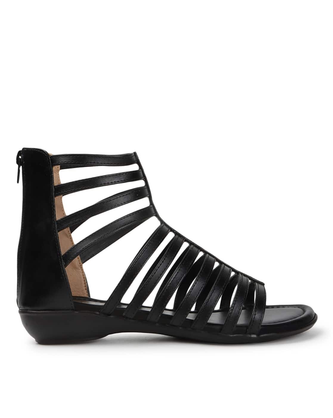 Buy TRASE Women Gladiators with Zip Closure Online | Ajio.com