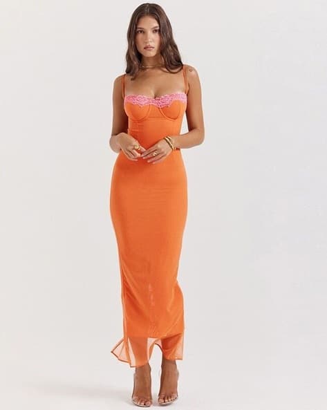Buy DIVAWALK Women Lace Bodycon Dress Online