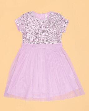 pantaloons junior Girls Embellished A-Line Dress-picture-39