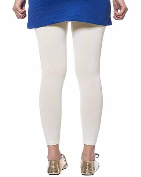 Buy OFF WHITE Leggings for Women by PINOVO Online | Ajio.com