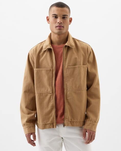 SUBLATIONS×STOCK FRONT ZIP DAMAGED PARKA SLANT ZIP DAMAGED PARKA .13【GRADATION BROWN】 – SUBLATIONS