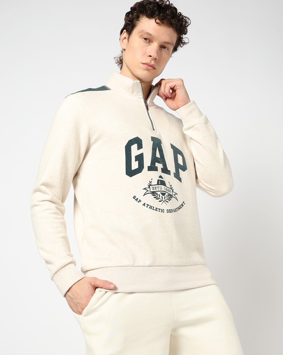 gap MEN'S COLLECTIONS 大型版 Buy Grey Sweatshirt & Hoodies for Men by GAP Online | Ajio.com