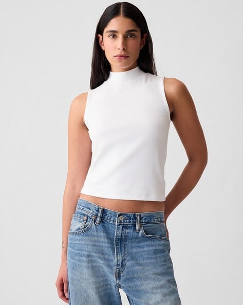 Buy White Tops for Women by GAP Online