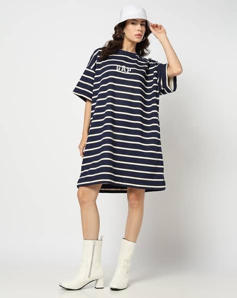 Buy Navy Blue Dresses for Women by GAP Online - Main Image