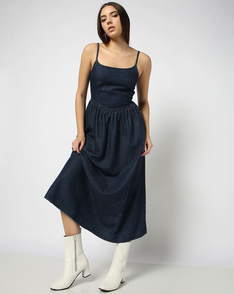 Buy GAP Women Washed Dropped Waist Fi... Online | Ajio.com