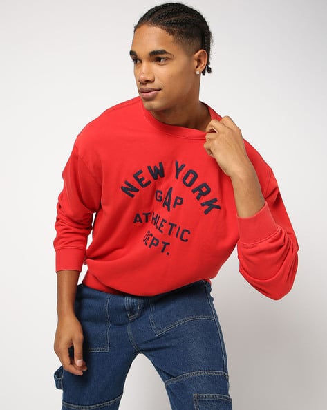 Buy Red Black Sweatshirt Hoodies for Men by GAP Online
