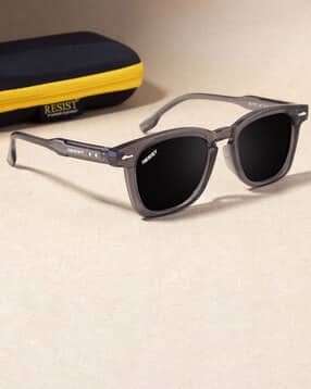 resist eyewear Men Full-Rim Frame Wayfarer Sunglasses-KNIGHT GREY BL 4-picture-12