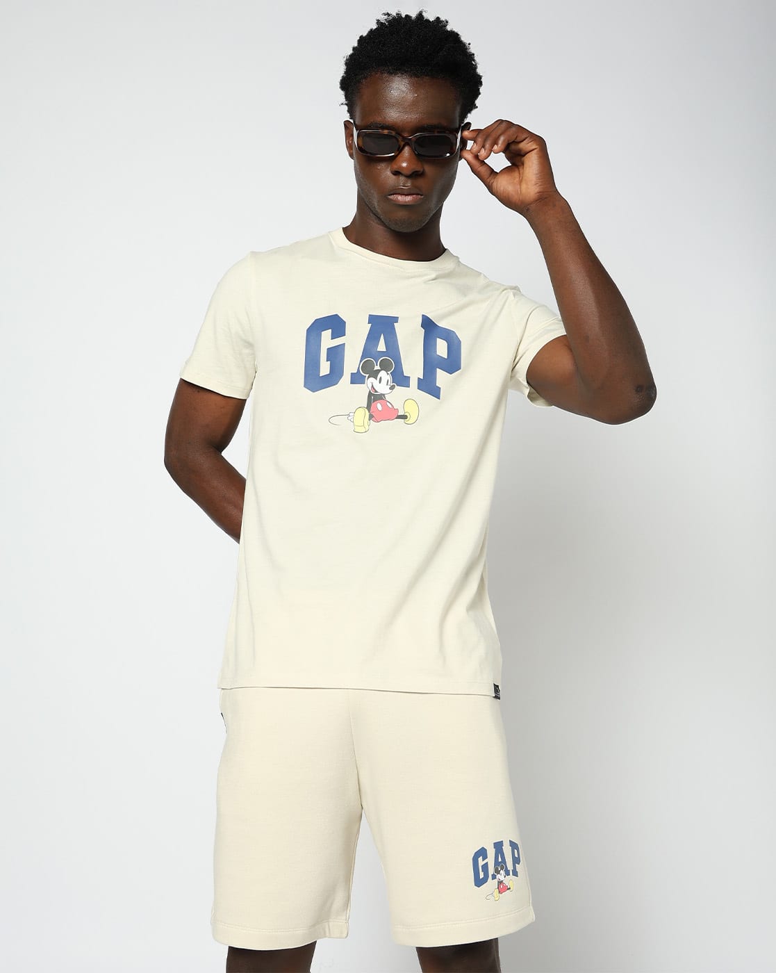 Men Brand Print Slim Fit Crew-Neck T-Shirt
