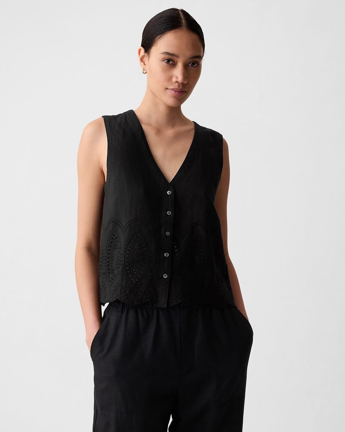 トップス 1960s FrenchVintage black vest 1960s FrenchVintage black vest 【公式通販】