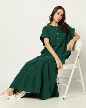 Women Relaxed Fit Round-Neck Top-image-33