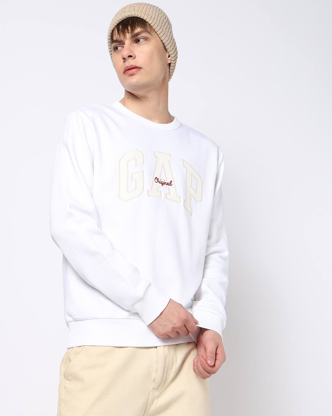 Buy White Sweatshirt & Hoodies for Men by GAP Online | Ajio.com