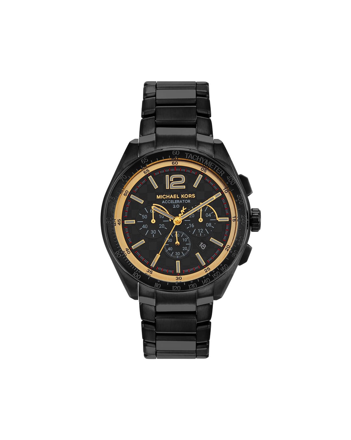 腕時計 Michael Kors ラバーウォッチ ブラック黒シリコン　ゴールド Buy Michael Kors Water-Resistant Chronograph Watch-MK9179