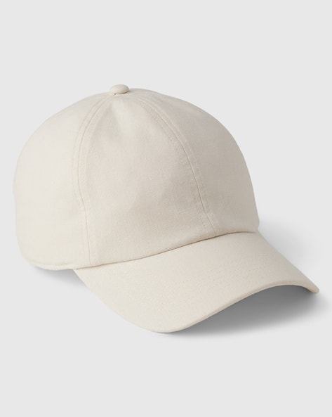 Women One-Size Linen Woven Baseball Cap