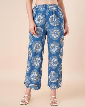rangmanch by pantaloons Women Floral Print Mid-Rise Relaxed Fit Palazzo-picture-40