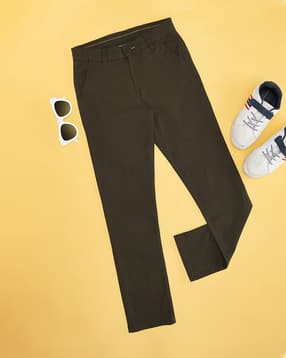 pantaloons junior Boys Cotton Mid Rise Trousers-picture-10
