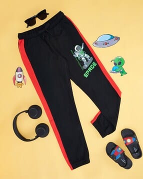 pantaloons junior Boys Graphic Print Mid-Rise Joggers-picture-21