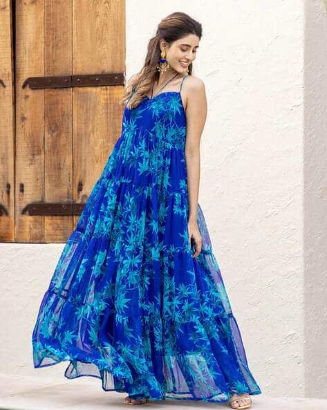 SVARAA Women Printed Fit & Flare Dress