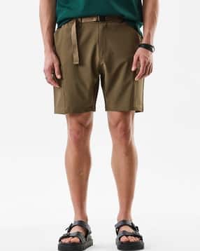 snitch Men Flat-Front Cargo Shorts with Elasticated Waist-picture-10
