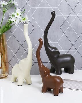 tayhaa Set of 3 Elephant Showpieces-picture-17