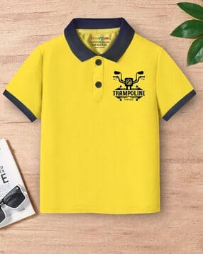 trampoline  Boys Regular Fit Polo T-shirt-picture-19