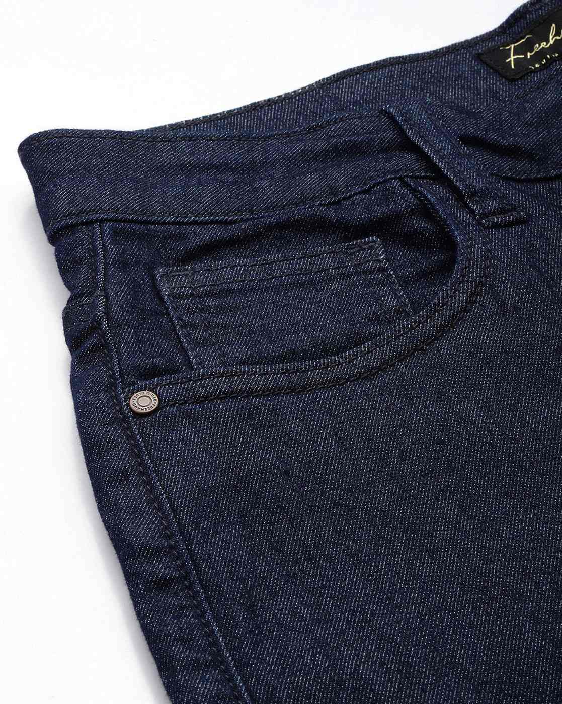 Freehand Women's Solid Straigh, BLUE, 26