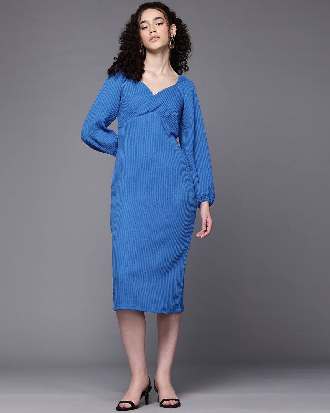 Women Fittied With Sewatheart, BLUE, XS