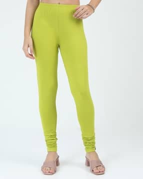 Women Churidar Leggings with Elasticated Waistband-image-23