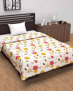 divine casa Printed Reversible Single Bed Dohars-picture-16