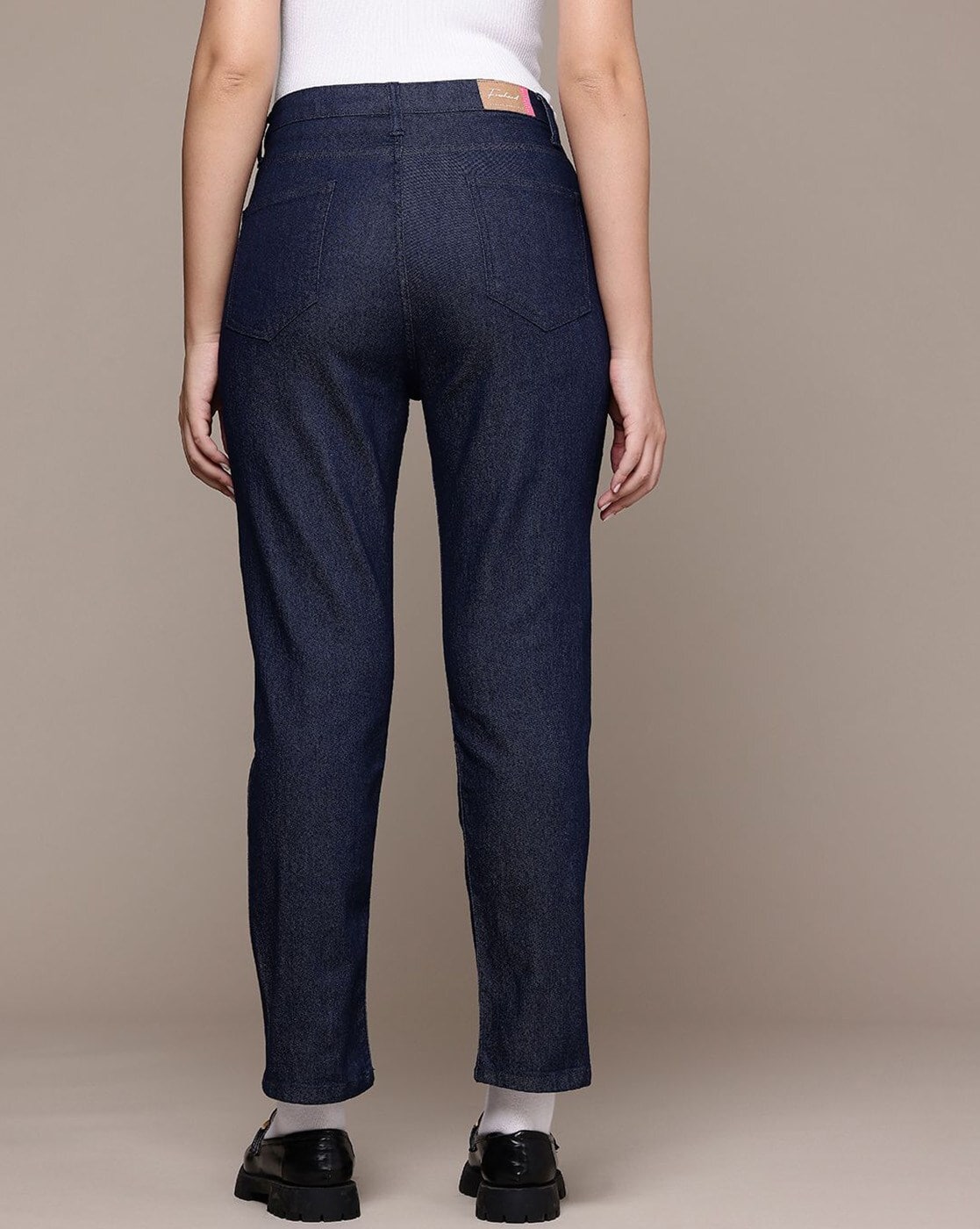 Freehand Women's Solid Straigh, BLUE, 26