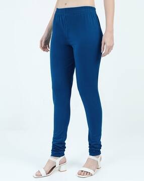 Women Churidar Leggings with Elasticated Waistband-image-22